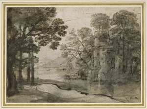 Watermill among Trees by Claude Lorrain